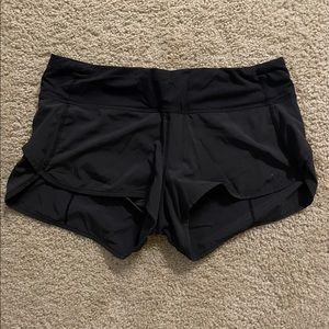 Lululemon Black Track Shorts Size 6